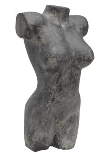 Product image of the product “Female Torso. 28 x 19 x 50cm. Stone cast, handcrafted & coloured ”